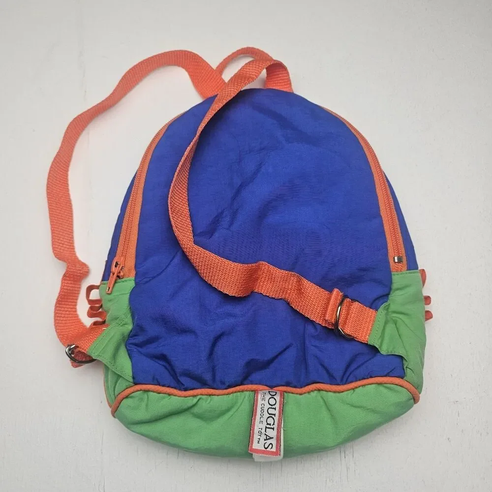 Vintage Douglas Cuddle Toys Backpack Colorful Toddler